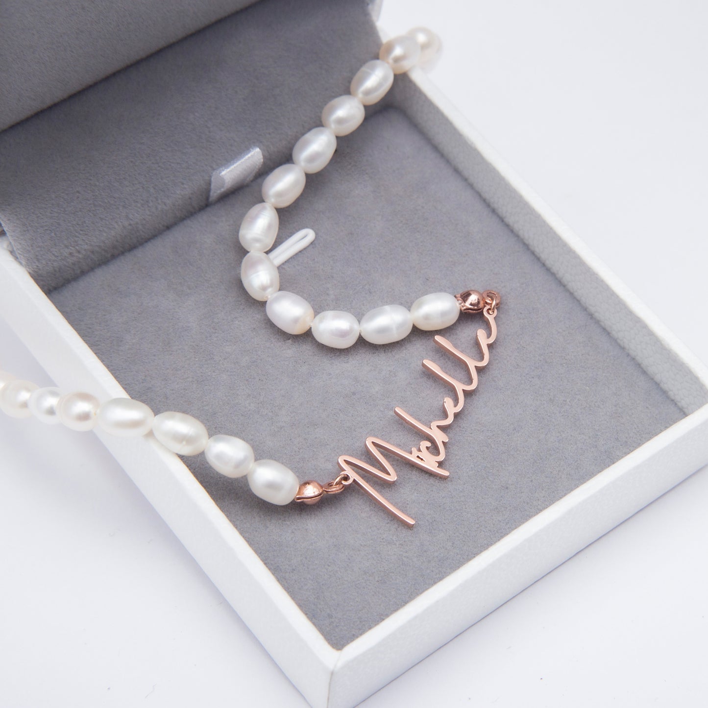 Custom Name Pearl Necklace