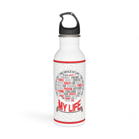 The Circle of Gym My Life Stainless Steel Water Bottle