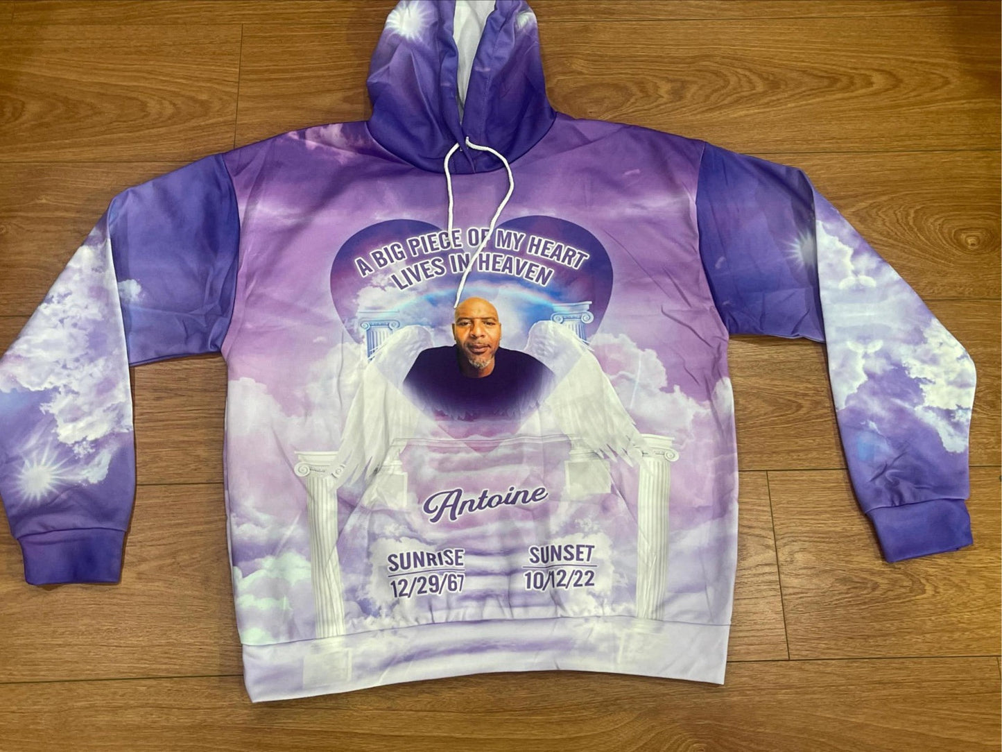 Custom In Memory Photo All Over Print Hoodie, T-shirt, Sweatshirt