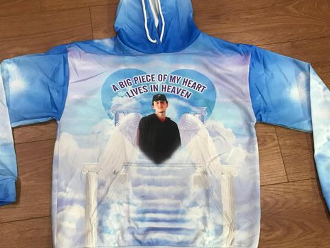 Custom In Memory Photo All Over Print Hoodie, T-shirt, Sweatshirt