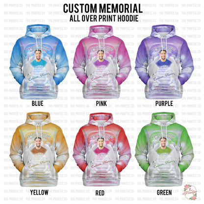 Custom In Memory Photo All Over Print Hoodie, T-shirt, Sweatshirt