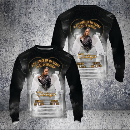 Custom In Memory Photo All Over Print Hoodie, T-shirt, Sweatshirt