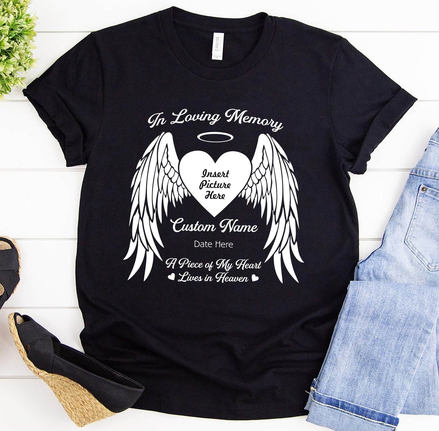 In Loving Memory T-Shirt, Custom Funeral Shirt, R.I.P. Shirt