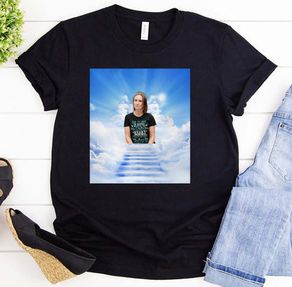 Rest in Peace Blue Heaven Sublimation Background Template Digital Download