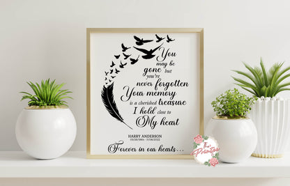 You May be Gone, Forever in My Heart SVG Digital Download