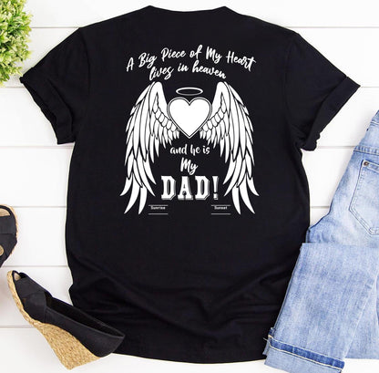 A Big Piece of Heart Dad in Heaven SVG Digital Download