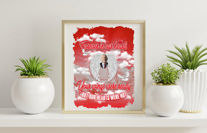 RIP Rest in Heaven Sublimation Background Template Digital Download