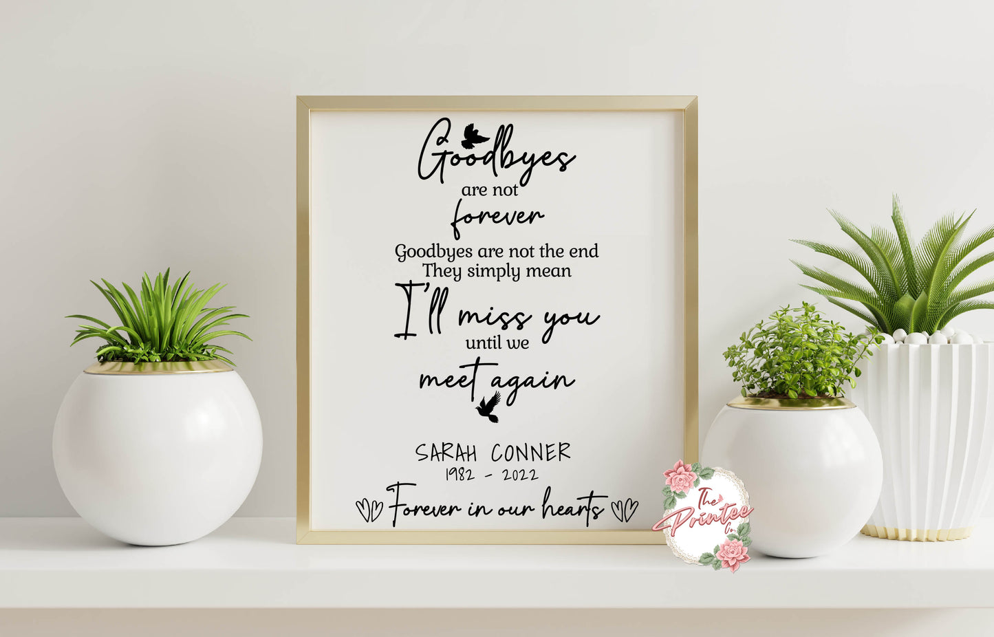 Goodbyes are not Forever SVG Digital Download