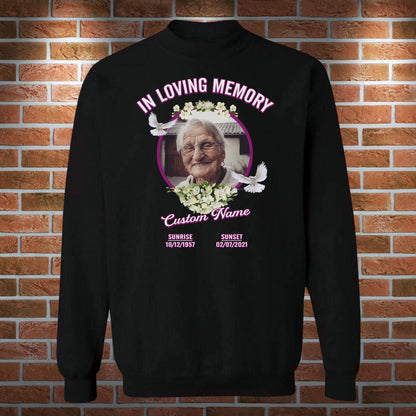 In Loving Memory Personalized Photo T-Shirt, Hoodie