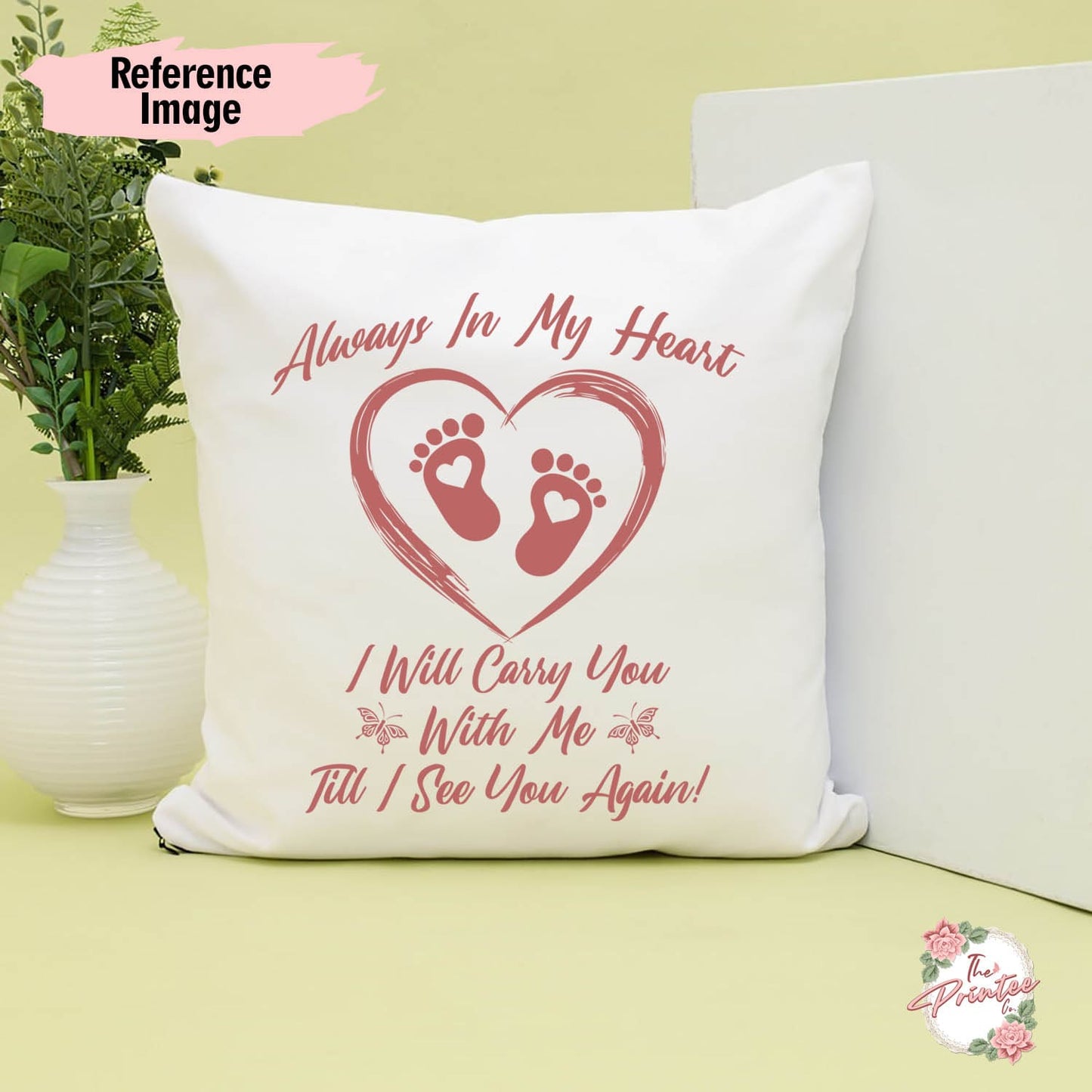 Always in My Heart Infant Loss SVG, Miscarry SVG