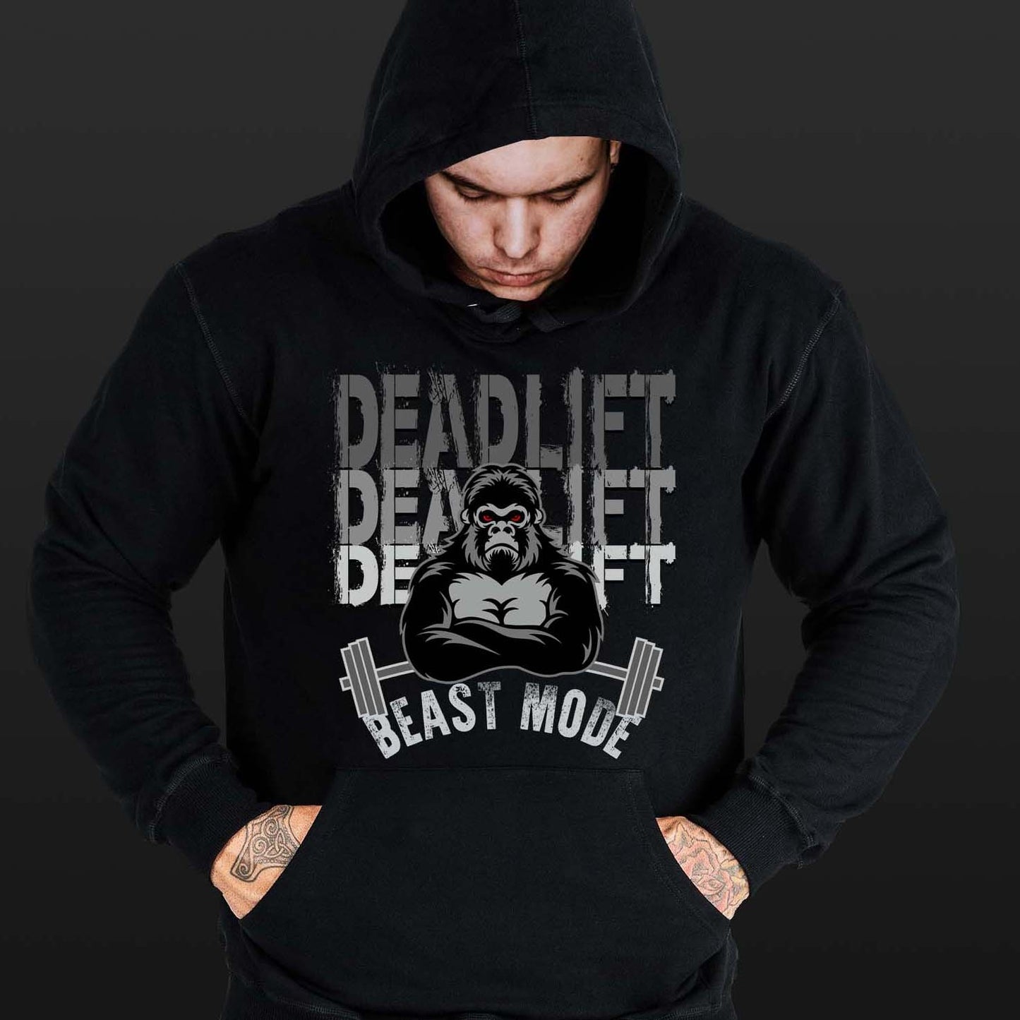 Deadlift Beast Mode Kapuzenpullover 