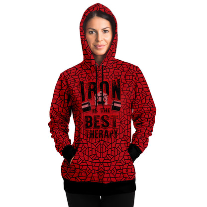 Iron Is The Best Therapy Muster-Hoodie 