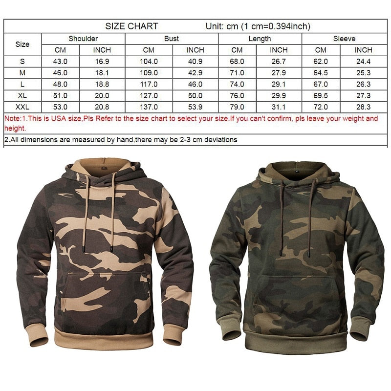 Camouflage Military Hoodie