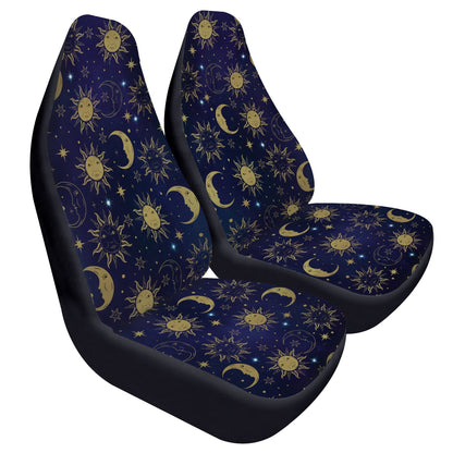 Night Sun Moon Car Seat Cover