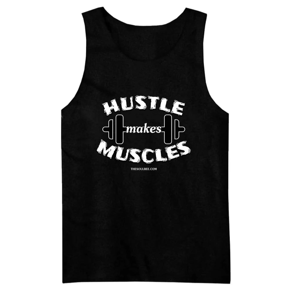 Hustle Makes Muscles Herren-Tanktop 