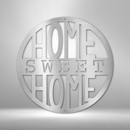 Home Sweet Home Circle – Stahlschild