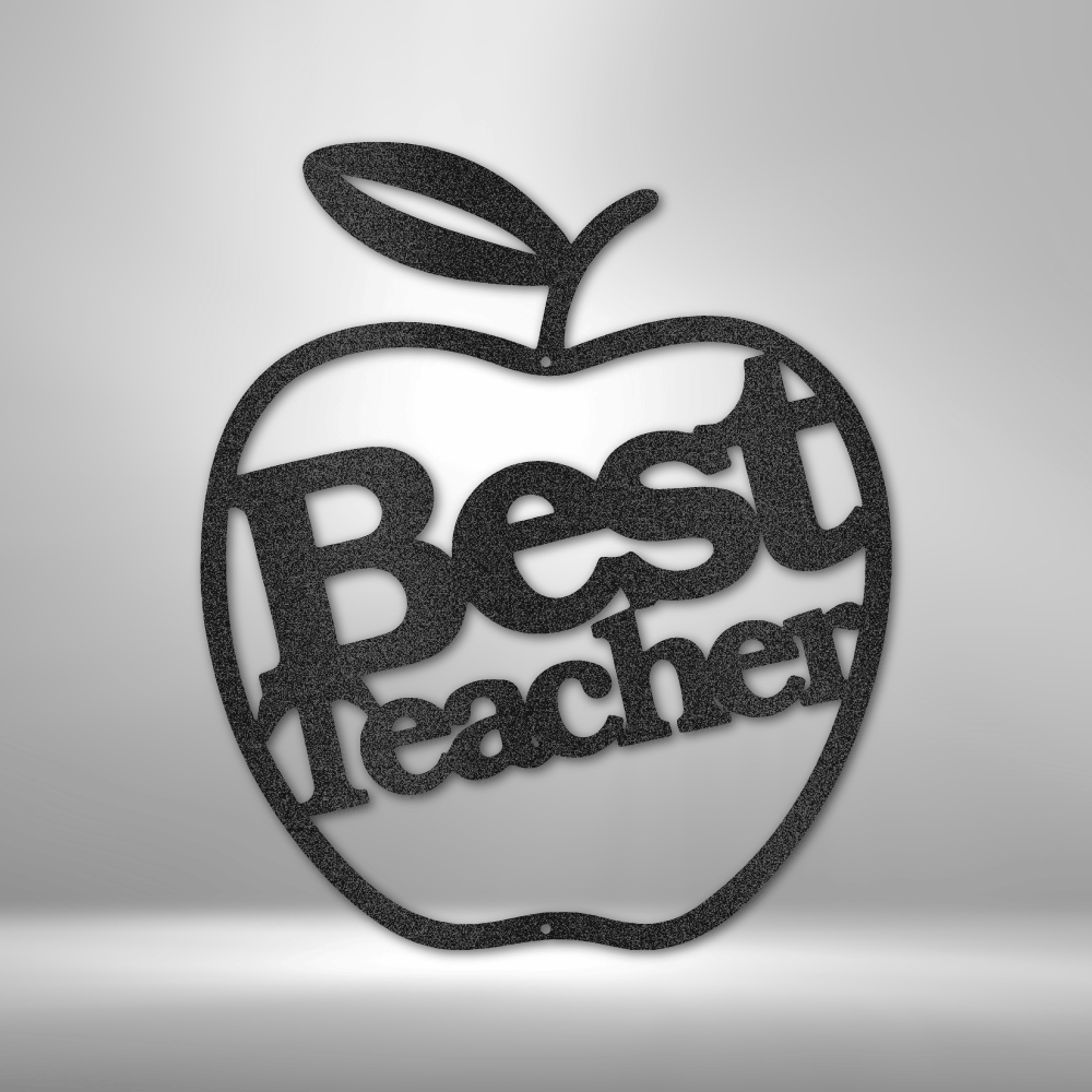Bester Lehrer – Stahlschild