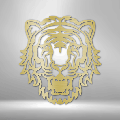 Auge des Tigers – Metallschild