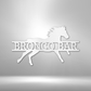 Sprinting Horse Monogram - Steel Sign