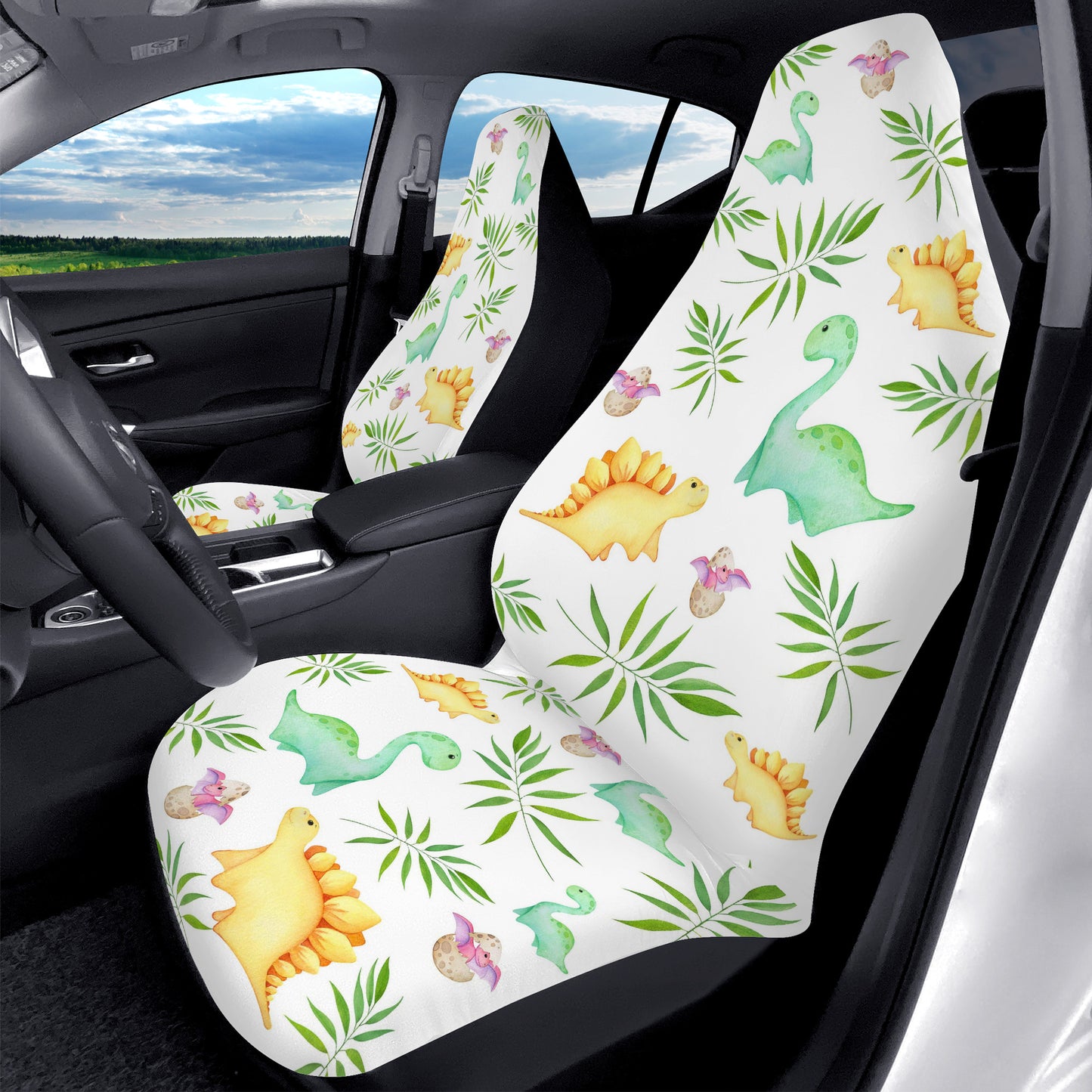 Cool Dino Car Seat Cover