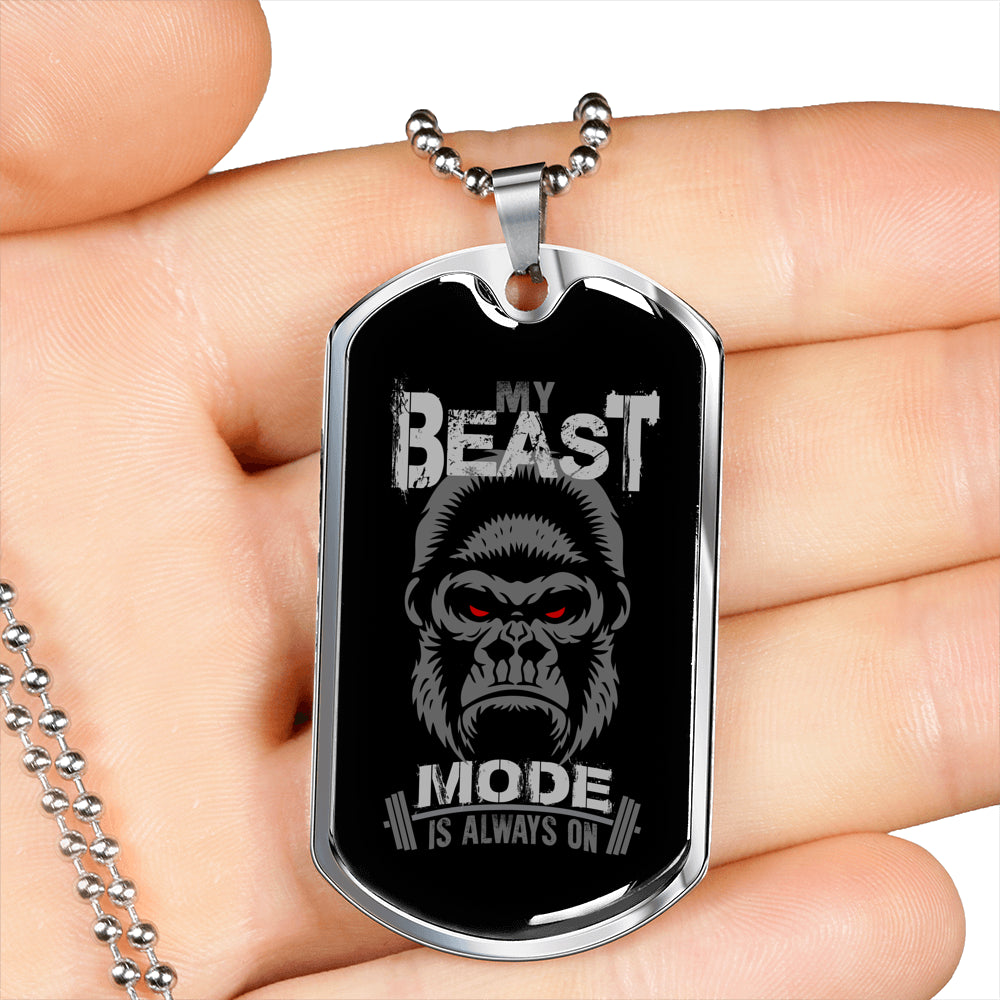 My Beast Mode Is Always On Necklace