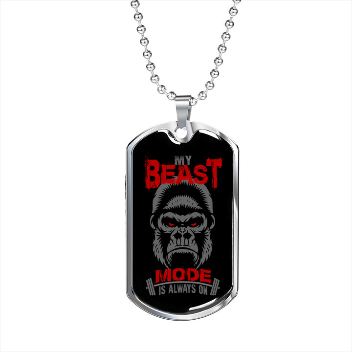 My Beast Mode Is Always On Necklace