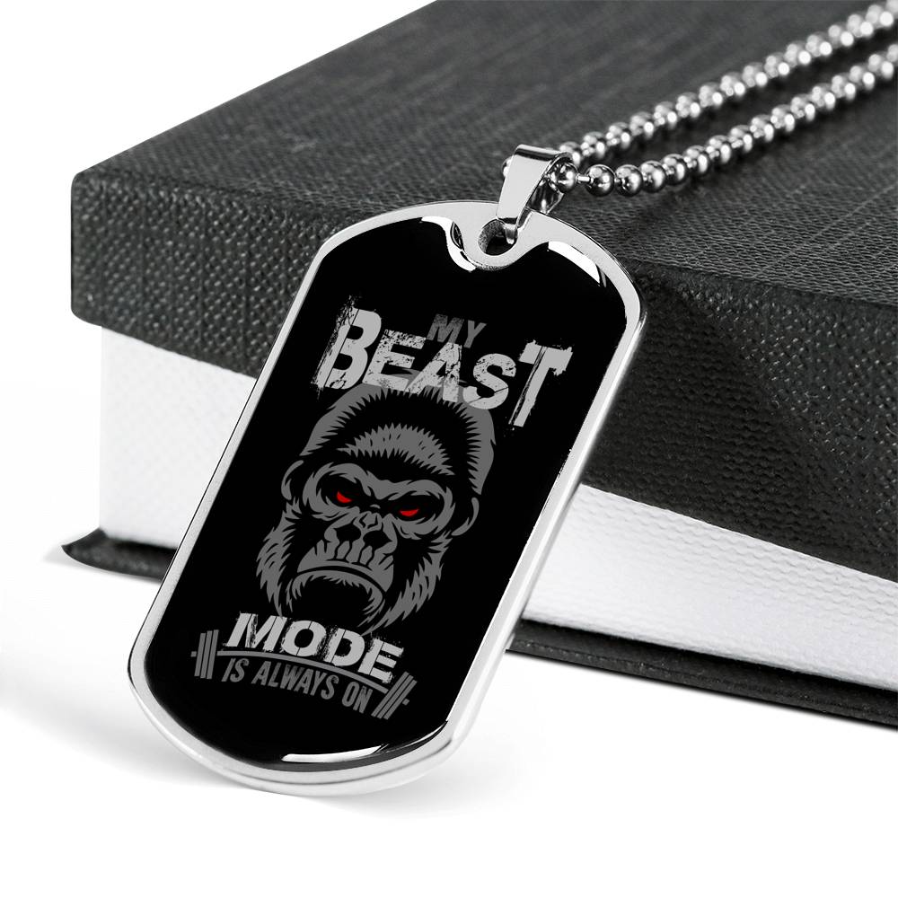 My Beast Mode Is Always On Necklace