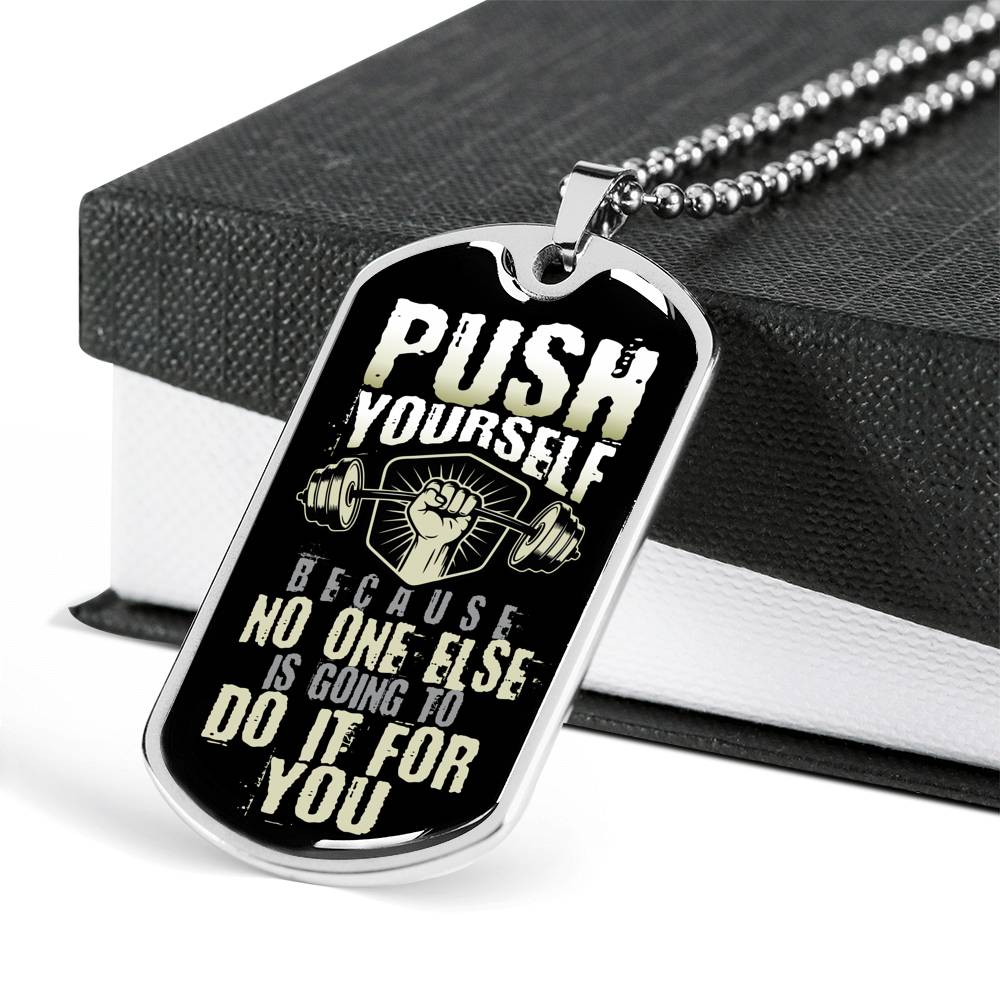 Push Yourself Necklace