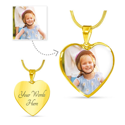 Custom Heart Pendant Necklace