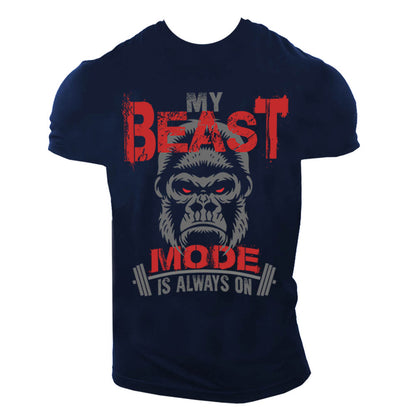 „My Beast Mode“-Vorder- und Rückseitendruck 