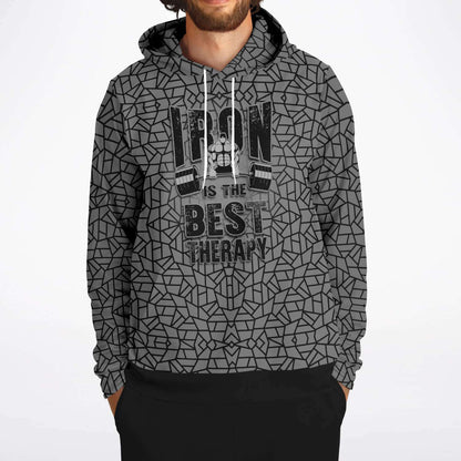 Iron Is The Best Therapy Muster-Hoodie 