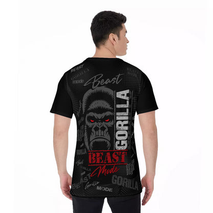 Gorilla Beast Mode AOP T-Shirt