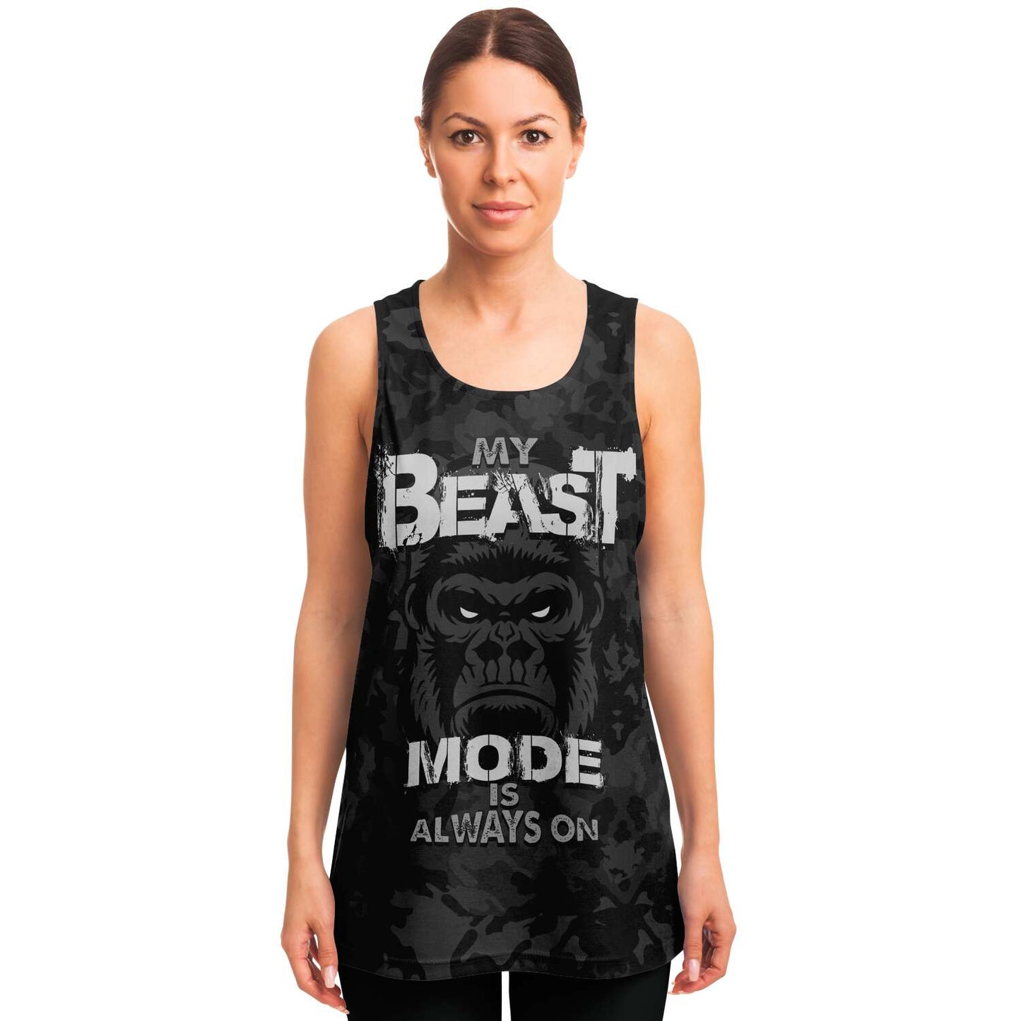 My Beast Mode Camouflage AOP Fitness Tank Top