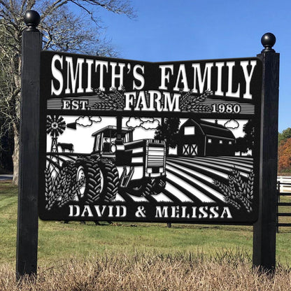 Personalized Farm & Ranch Custom Metal Sign