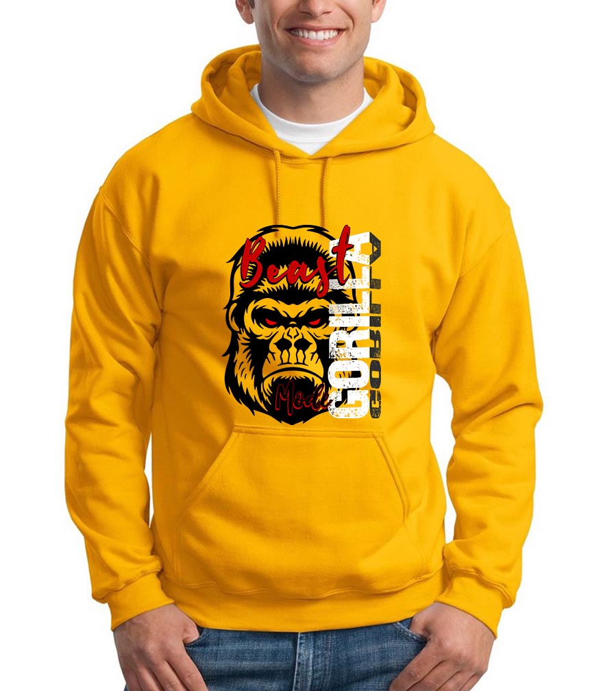 Gorilla Beast Mode Unisex Hoodie Sweatshirt