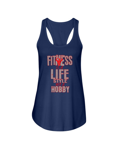 Fitness Is A Life Style Women's Racerback Tank Top