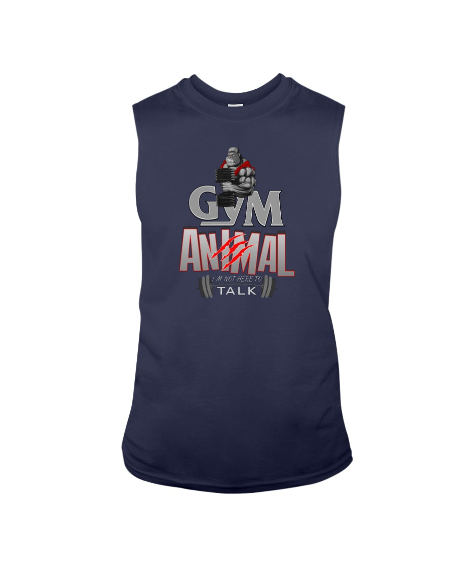 Gym Animal I'm Not Here To Talk Tank
