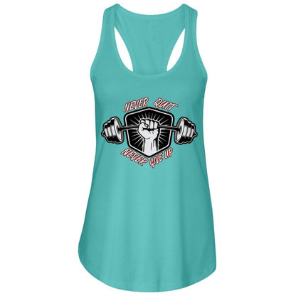 Never Quit Never Give Up Women's Tank