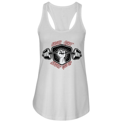 Never Quit Never Give Up Women's Tank