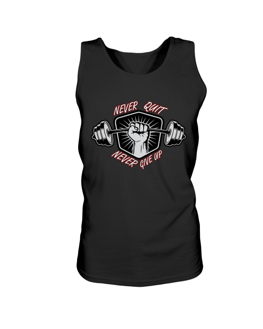 Never Quit Never Give Up Workout-T-Shirt 