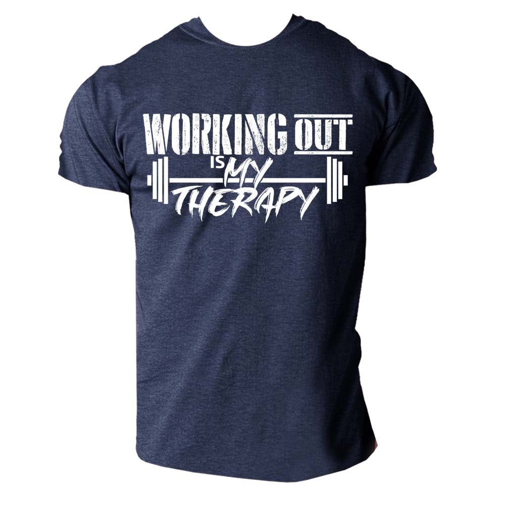 Working Out Is My Therapy - 10 Colors